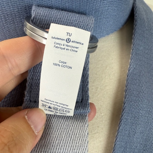 Lululemon Athletica Blue No Limits Yoga Flexibility Stretching Strap | One Size - Picture 4 of 9